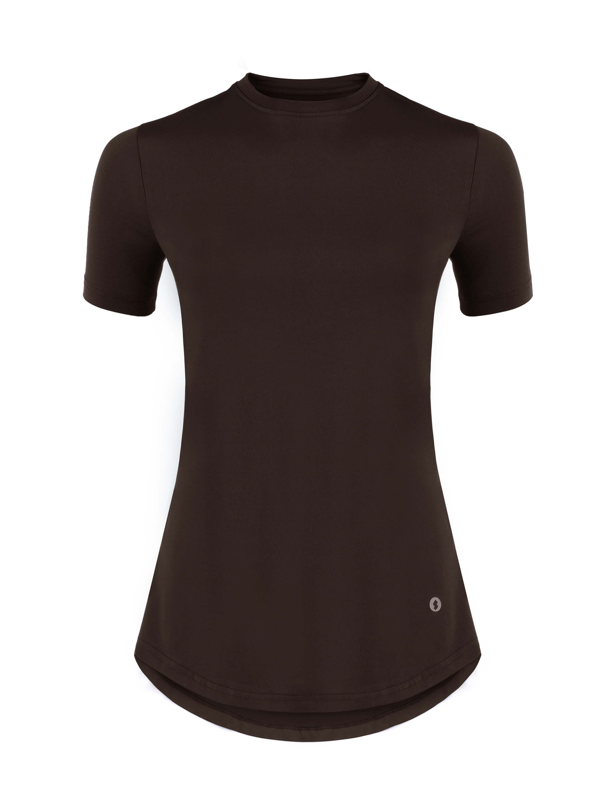 Brown High-Low Modest Sports Shirt for Women by KAF Egypt