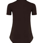 Brown High-Low Modest Sports Shirt for Women by KAF Egypt