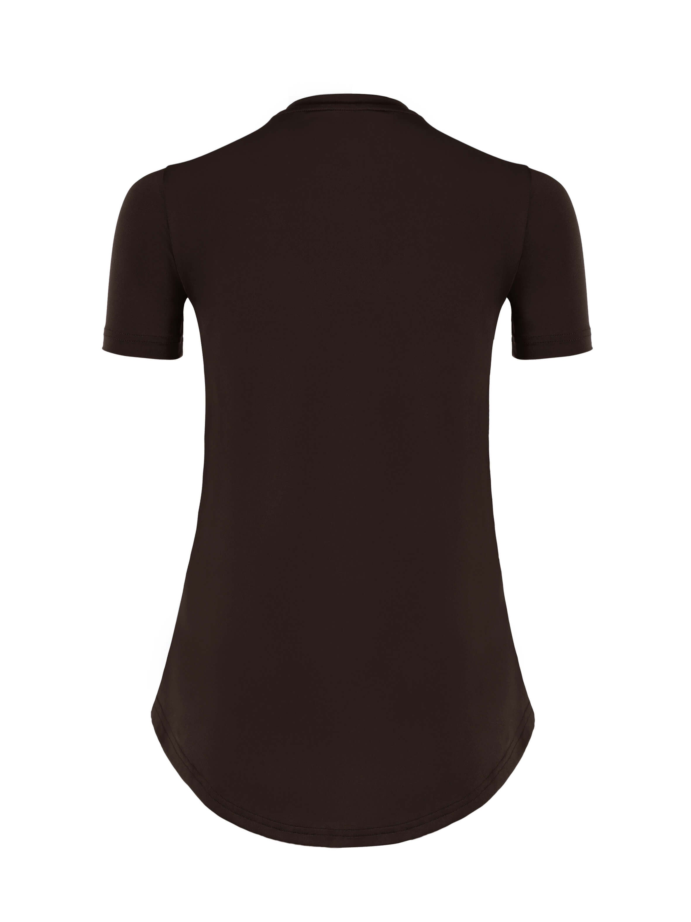 Brown High-Low Modest Sports Shirt for Women by KAF Egypt