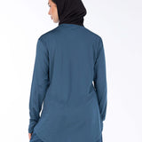 TAQA Long-Sleeve Hi-Dri Sports Top - Ocean Teal