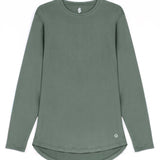 TAQA Long-Sleeve Hi-Dri Sports Top - Dusty Sage