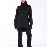 TAQA Long-Sleeve Hi-Dri Sports Top - Black