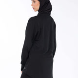 TAQA Long-Sleeve Hi-Dri Sports Top - Black