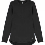 TAQA Long-Sleeve Hi-Dri Sports Top - Black