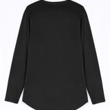 TAQA Long-Sleeve Hi-Dri Sports Top - Black