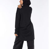 RAHA Long-Sleeve HI-Dri Sports Loose Top - Black