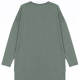 RAHA Long-Sleeve HI-Dri Sports Loose Top - Sage Gray
