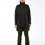WOMEN BROWN MODEST LONG-SLEEVE SPORTS GYM HIJABI  TOP
