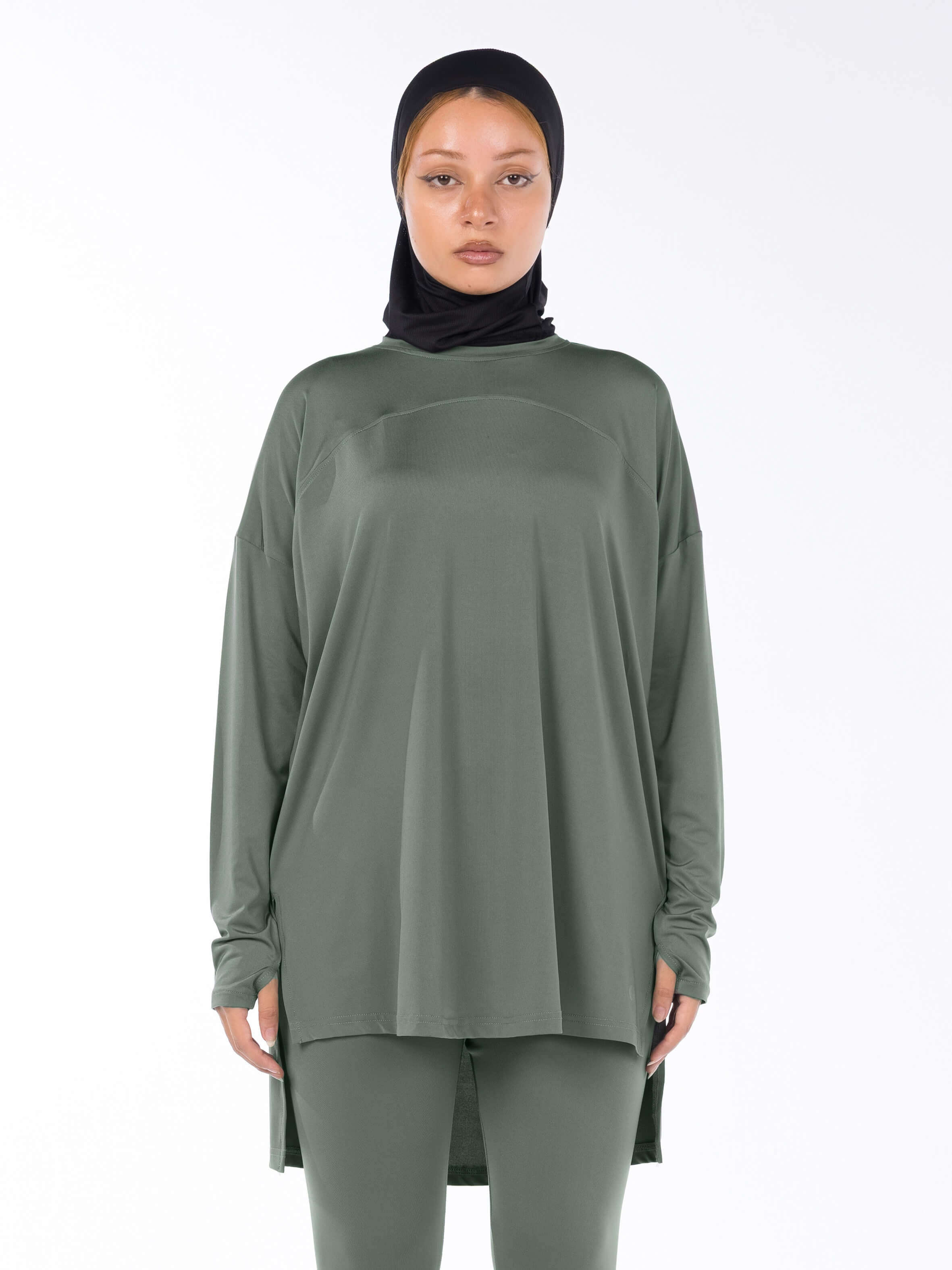 Women Sports GYM Modest Hijabi Top