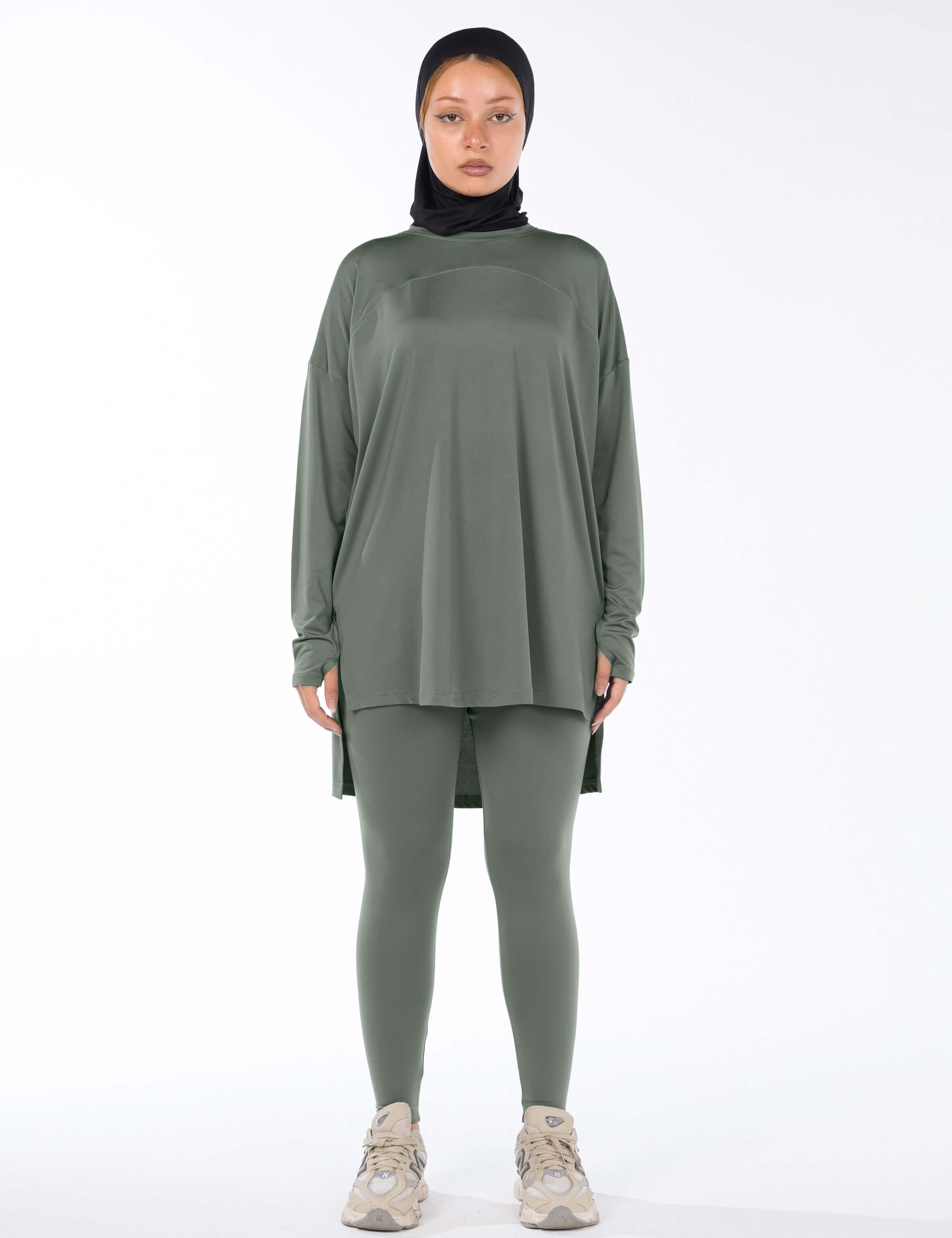 Women Sports Modest Hijabi Top