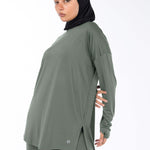 Women Sports Modest Hijabi Top