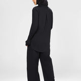 Women black long-sleeve modest sports activewear top by KAF
