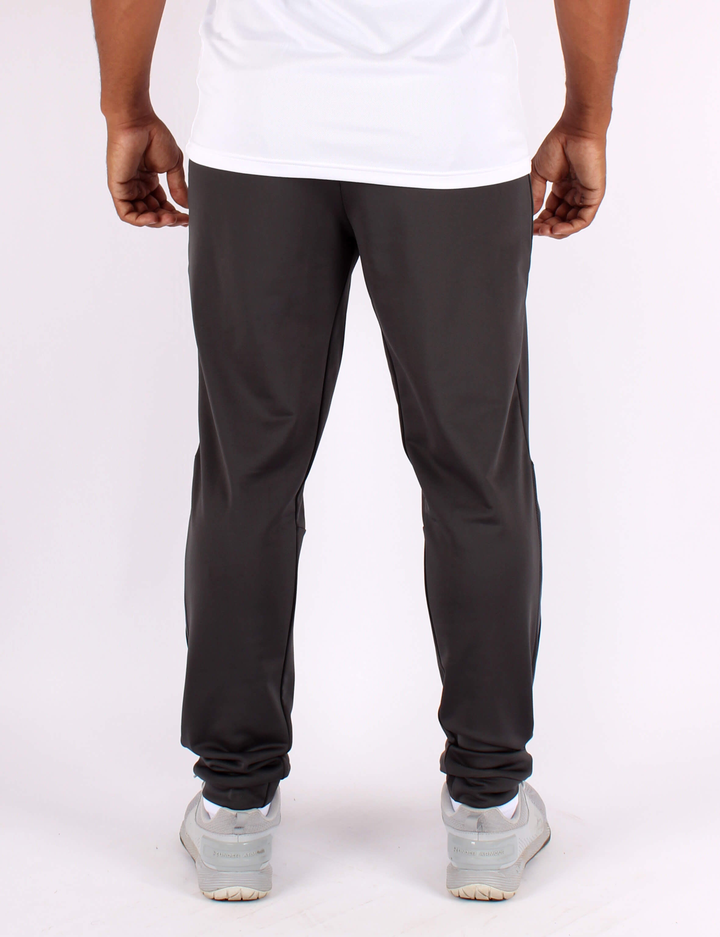 Gray Gym Sweat-wicking sports joggers for active men