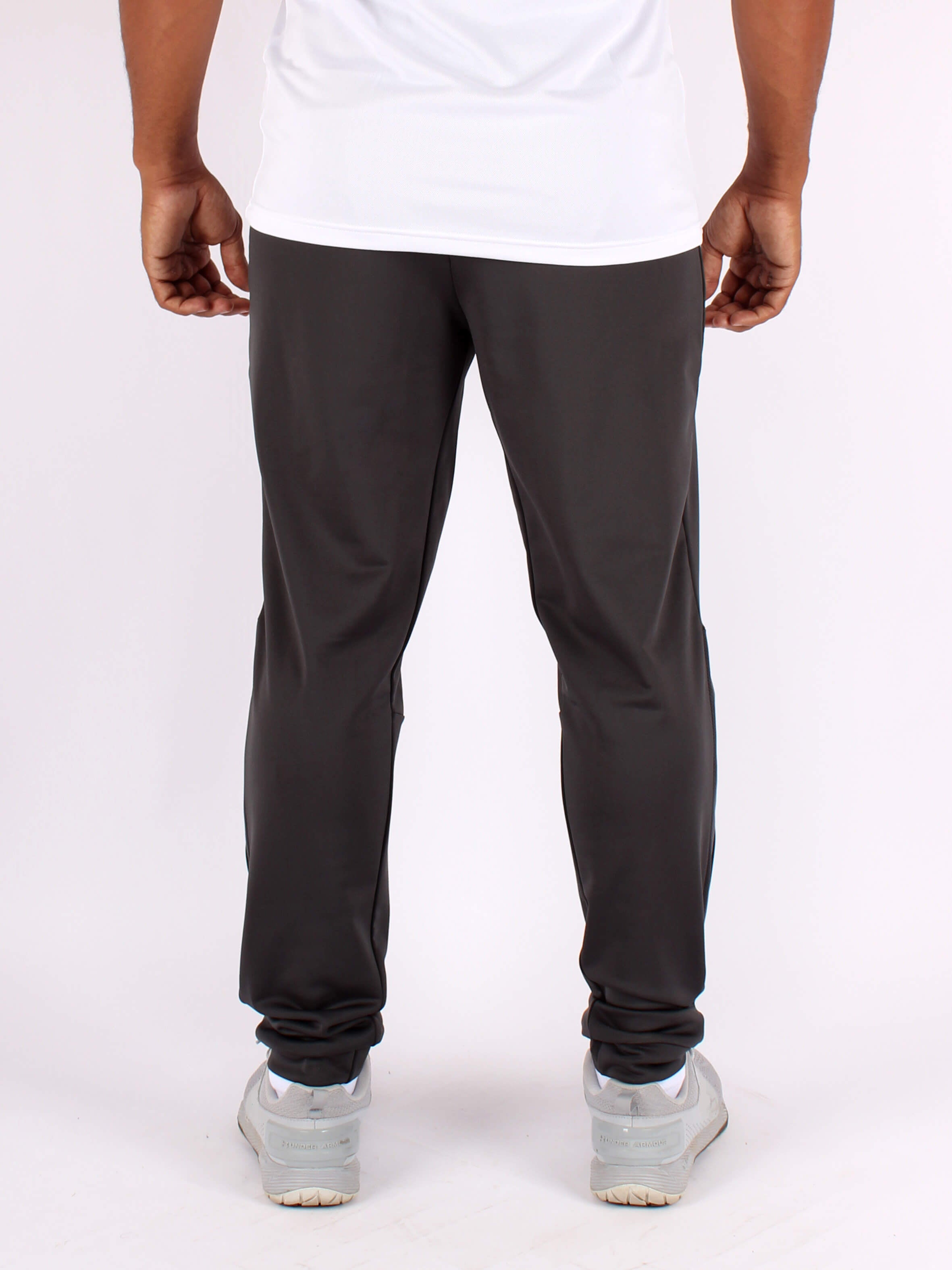 Gray Gym Sweat-wicking sports joggers for active men