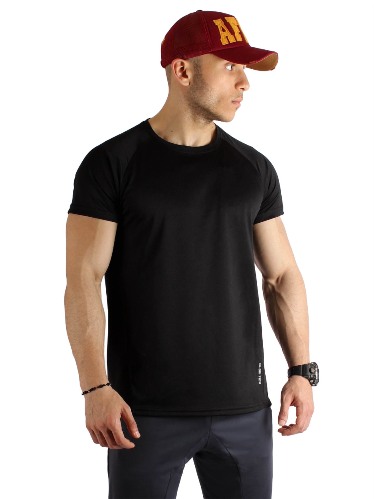 RTP13 Hi-Dri Raglan T-Shirt - Black