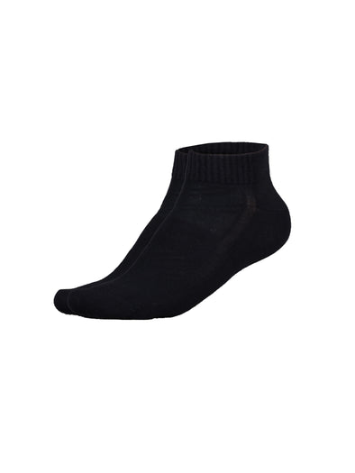 Cotton Ankle  Socks - Black